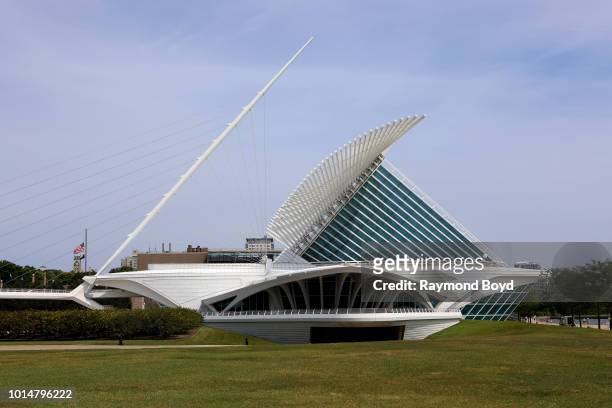 Architect Santiago Calatrava's Milwaukee Art Museum in Milwaukee, Wisconsin on July 31, 2018. MANDATORY MENTION OF THE ARTIST UPON PUBLICATION -...