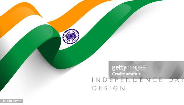 indian flag glossy - india stock illustrations