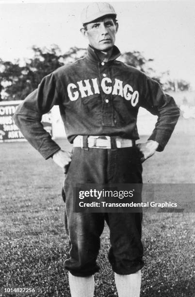 Portrait of American baseball player and manager Fielder Jones , of the Chicago White Sox, St Louis, Missouri, 1906.