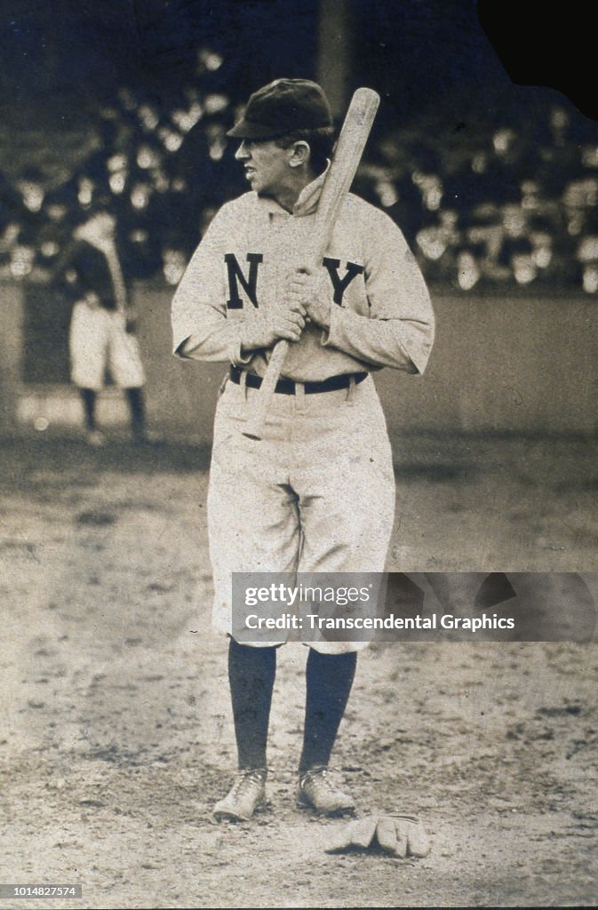 Willie Keeler At Batting Practice