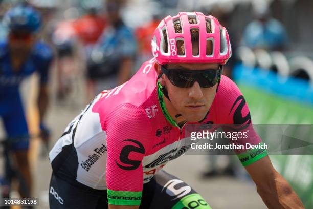 Michael Woods of Canada and Team EF Education First - Drapac P/B Cannondale rolls to the start line of stage 4 of the 14th Larry H. Miller Tour of...