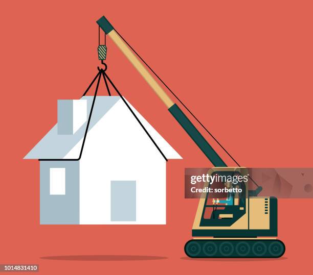 moving home transportation - corporate relocation stock illustrations