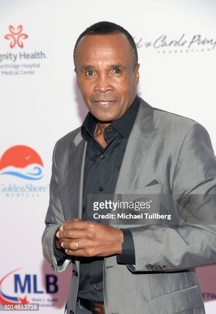 Boxing legend Sugar Ray Leonard attends the 18th Annual Harold and Carole Pump Foundation Gala at The Beverly Hilton Hotel on August 10, 2018 in...
