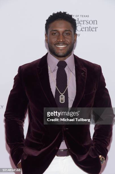 Reggie Bush attends the 18th Annual Harold and Carole Pump Foundation Gala at The Beverly Hilton Hotel on August 10, 2018 in Beverly Hills,...