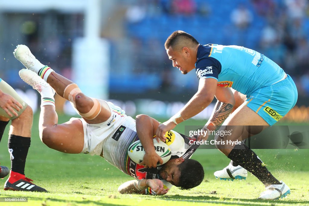 NRL Rd 22 - Titans v Panthers