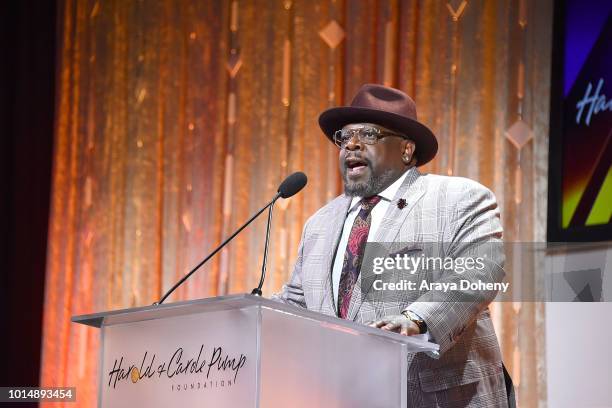 Cedric the Entertainer attends the 18th Annual Harold and Carole Pump Foundation Gala at The Beverly Hilton Hotel on August 10, 2018 in Beverly...