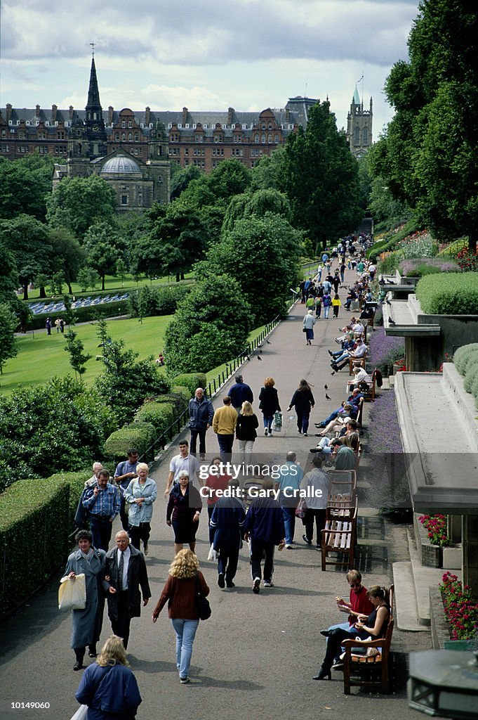 PRINCES STREET GARDENS, EDINBURGH, SCOTLAND