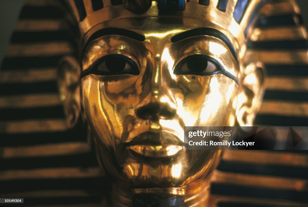 KING TUTANKHAMEN GOLD MASK, CAIRO EGYPT