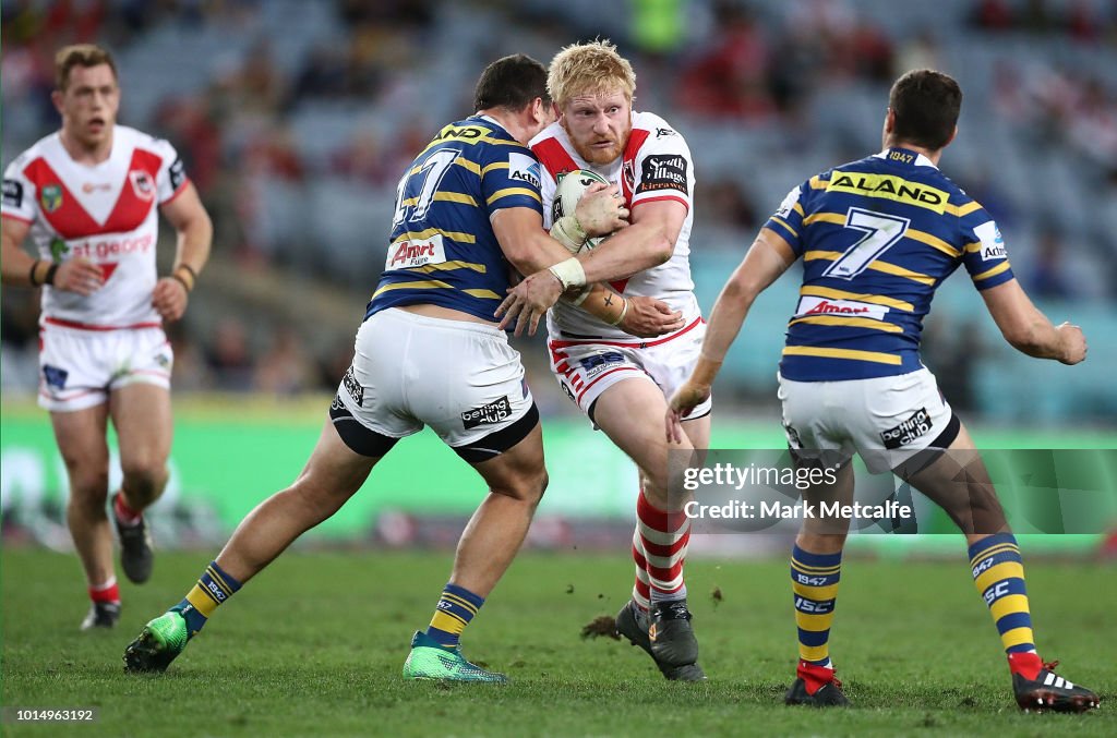 NRL Rd 22 - Eels v Dragons