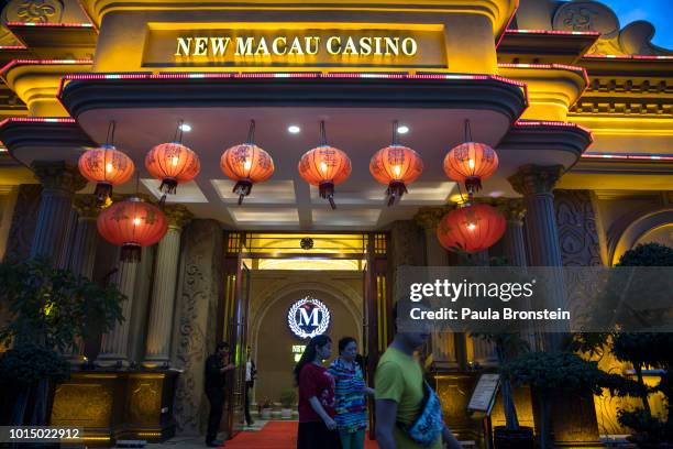 The New Macau Casino in the downtown area August 2, 2018 in Sihanoukville, Cambodia. Chinese money accounted for about 30 percent of Cambodia’s total...