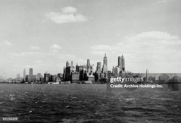 battery park, new york city, new york, 1932 - 1930s imagens e fotografias de stock