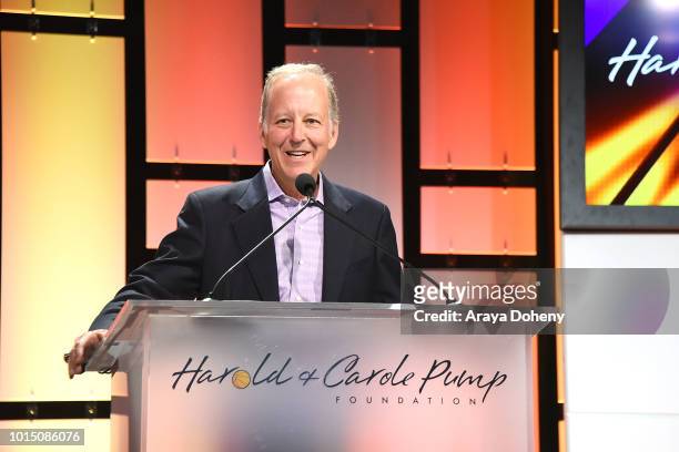 Jim Gray attends the 18th Annual Harold and Carole Pump Foundation Gala at The Beverly Hilton Hotel on August 10, 2018 in Beverly Hills, California.