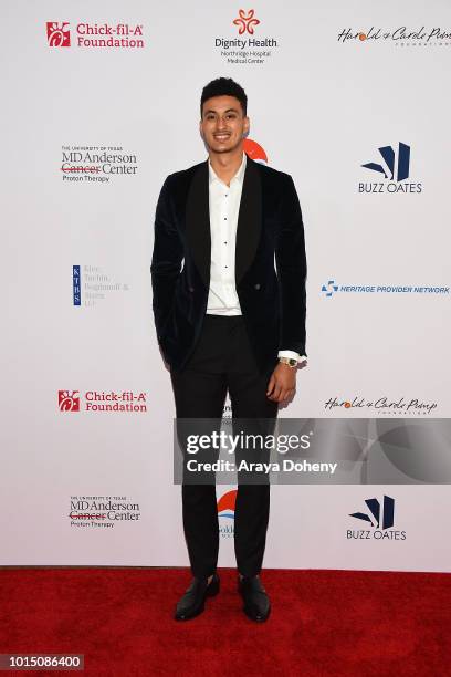 Kyle Kuzma attends the 18th Annual Harold and Carole Pump Foundation Gala at The Beverly Hilton Hotel on August 10, 2018 in Beverly Hills, California.