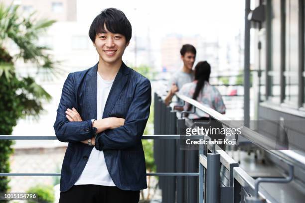 japanese college student's portrait - japanese teen stock pictures, royalty-free photos & images