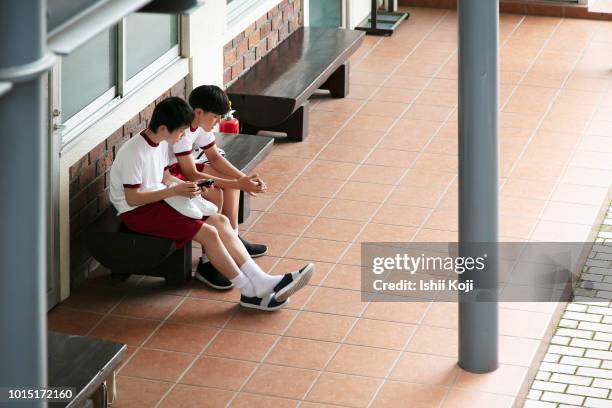 the life of junior high school students in japan - außerschulische aktivität stock-fotos und bilder