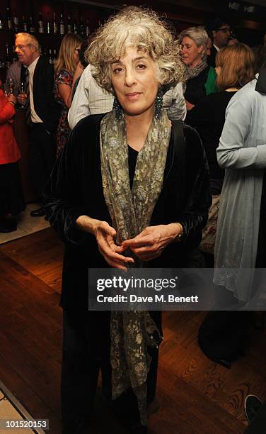 Eleanor Bron attends the press night for 'The Late Middle Classes' at Cafe Des Amis on June 1, 2010 in London, England.