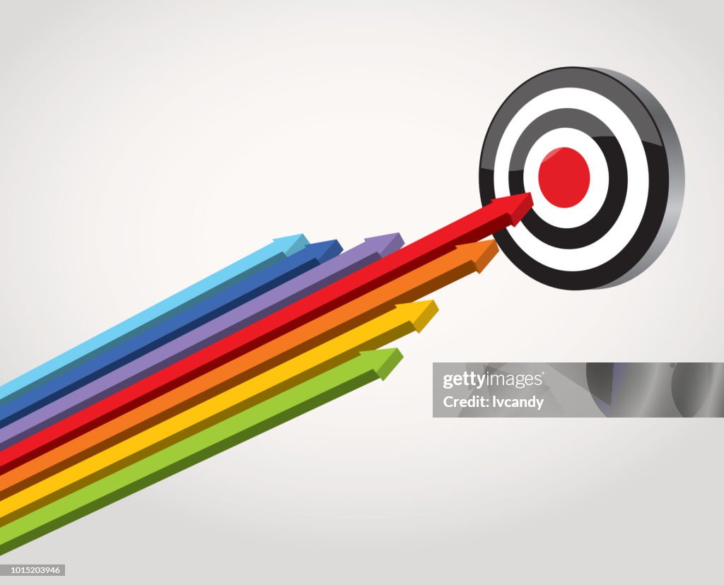 Hit The Target High-Res Vector Graphic - Getty Images