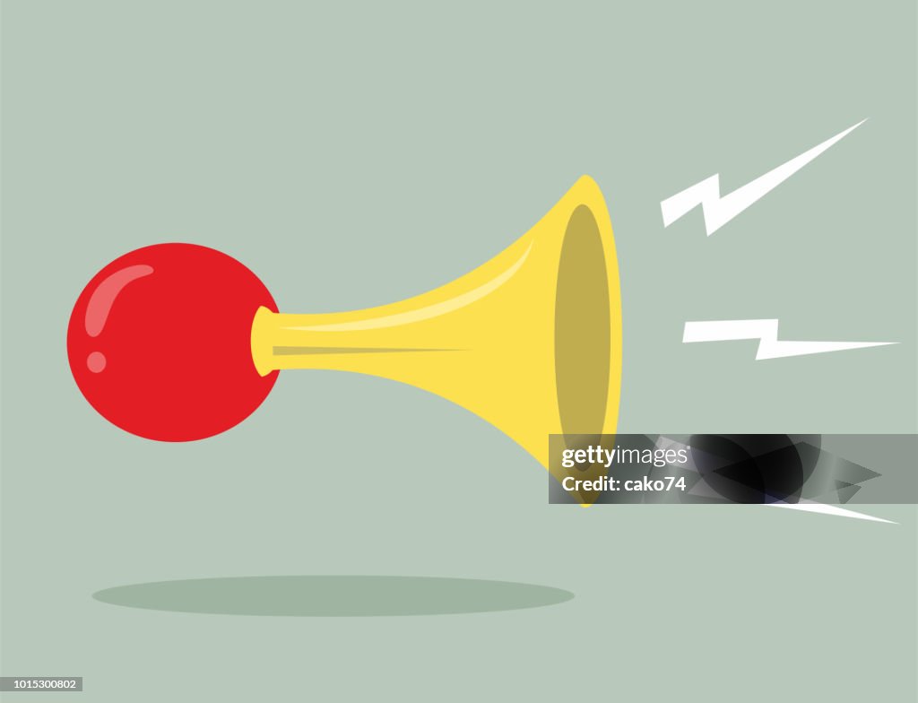 Old car horn