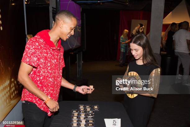 Sky Katz attends Backstage Creations Celebrity Retreat At Teen Choice 2018 - Day 1 at The Forum on August 11, 2018 in Inglewood, California.