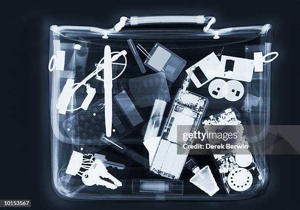 x ray of businesswoman bag - airport x ray images stock pictures, royalty-free photos & images