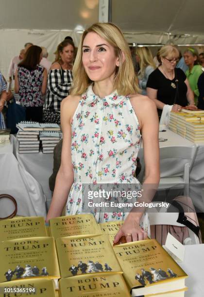 Emily Jane Fox attends Authors Night At East Hampton Library on August 11, 2018 in East Hampton, New York.