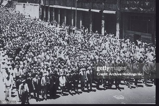 men marching on city street, funeral, 1959 - 1950 1959 stock pictures, royalty-free photos & images