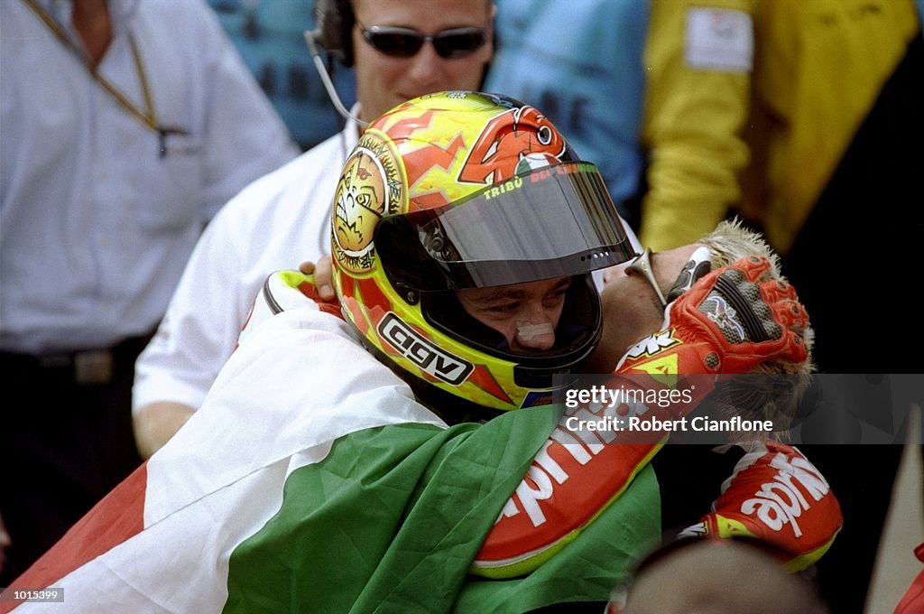 Valentino Rossi and Marco Melandri
