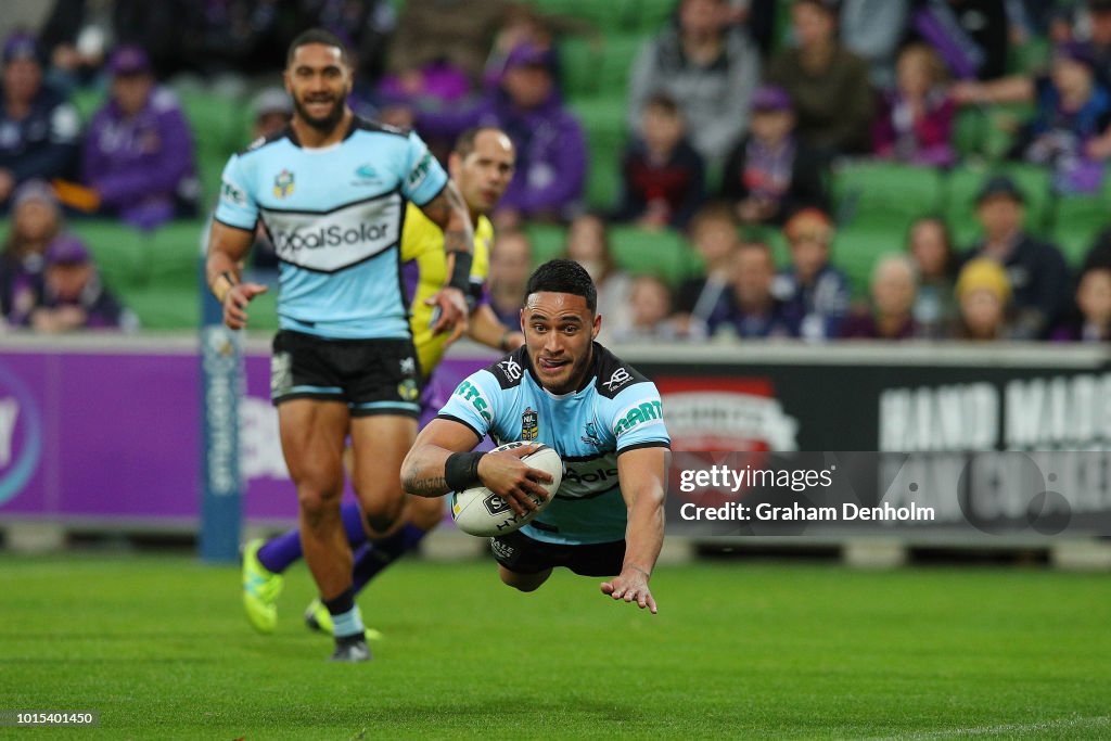 NRL Rd 22 - Storm v Sharks