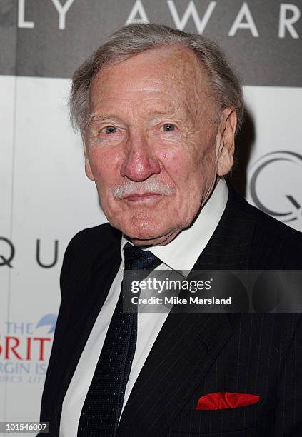 Leslie Phillips attends the Quintessentially Awards at Freemasons Hall on June 1, 2010 in London, England.
