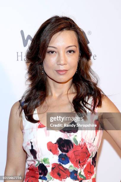 Ming-Na Wen attends Chaz Dean summer party 2018 benefiting Love is Louder on August 11, 2018 in Los Angeles, California.
