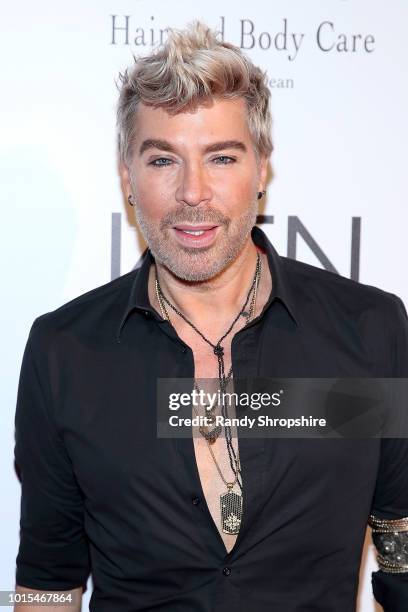Chaz Dean attends his summer party 2018 benefiting Love is Louder on August 11, 2018 in Los Angeles, California.
