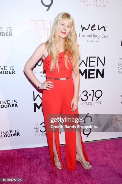 Melinda Hill attends Chaz Dean summer party 2018 benefiting Love is Louder on August 11, 2018 in Los Angeles, California.