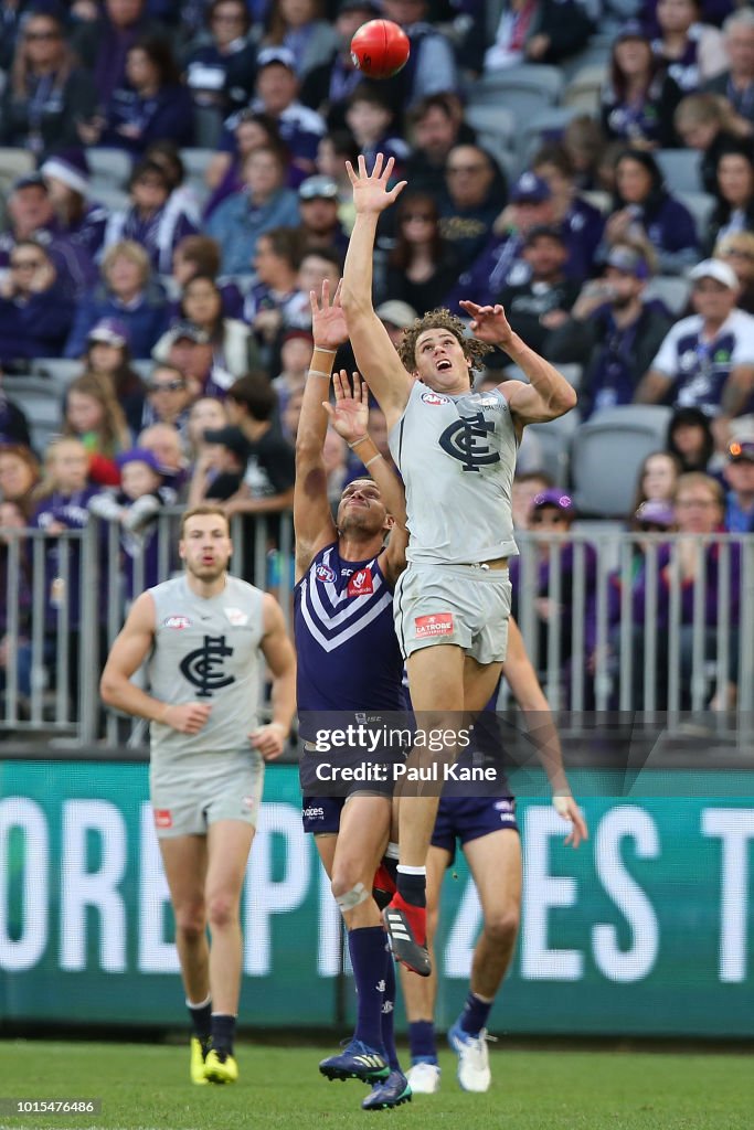 AFL Rd 21 - Fremantle v Carlton