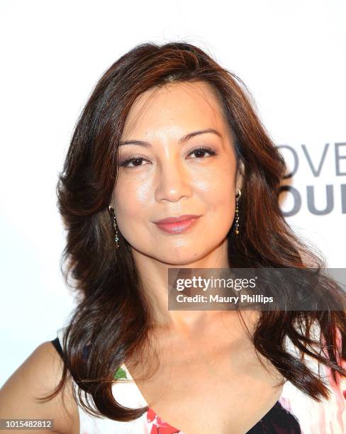 Ming-Na Wen attends Chaz Dean Summer Party 2018 Benefiting Love is Louder on August 11, 2018 in Los Angeles, California.