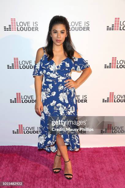 Chrissie Fit attends Chaz Dean Summer Party 2018 Benefiting Love is Louder on August 11, 2018 in Los Angeles, California.
