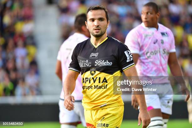 Alexi Bales of La Rochelle during the pre-season friendly match between La Rochelle and Stade Francais on August 10, 2018 in La Rochelle, France.