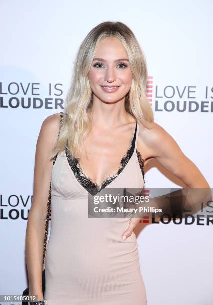 Lauren Bushnell attends Chaz Dean Summer Party 2018 Benefiting Love is Louder on August 11, 2018 in Los Angeles, California.