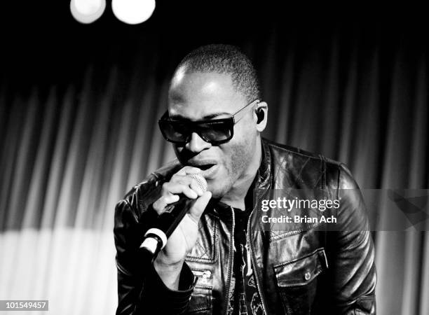 Musical artist Taio Cruz attends the Taio Cruz album release party hosted by Z100 and MySpace Music at Canal Room on June 1, 2010 in New York City.