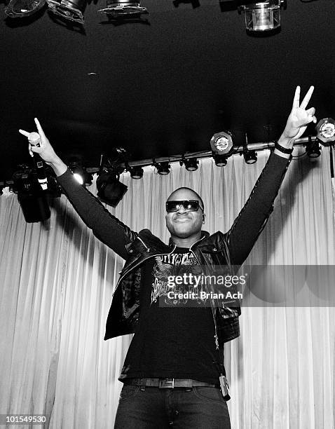 Musical artist Taio Cruz attends the Taio Cruz album release party hosted by Z100 and MySpace Music at Canal Room on June 1, 2010 in New York City.