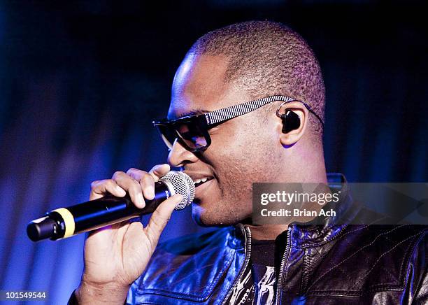 Musical artist Taio Cruz attends the Taio Cruz album release party hosted by Z100 and MySpace Music at Canal Room on June 1, 2010 in New York City.