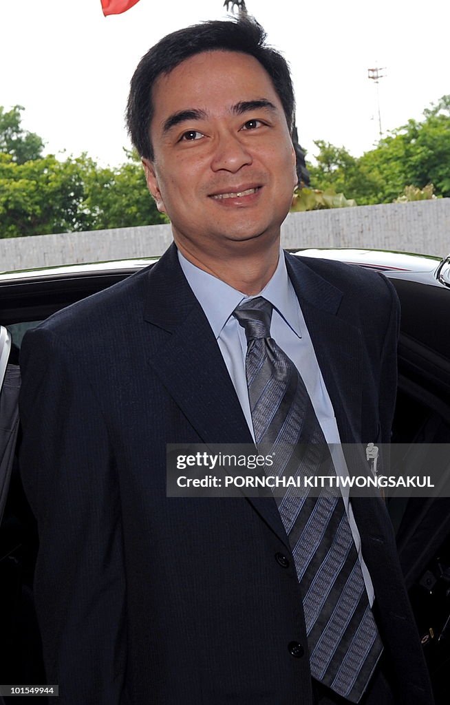Thai Prime Minister Abhisit Vejjajiva sm