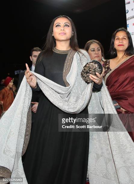 Rani Mukherjee attends the Westpac IFFM Awards Night 2018 at The Palais Theatre on August 12, 2018 in Melbourne, Australia.