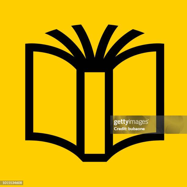 open book icon - book icon stock illustrations