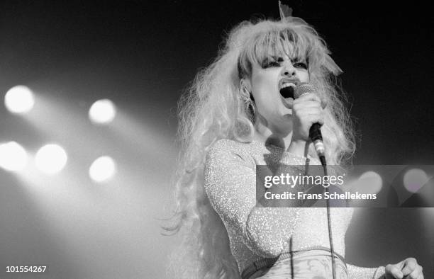 Nina Hagen performs live on stage at Tivoli in Utrecht, Holland on April 14 1986