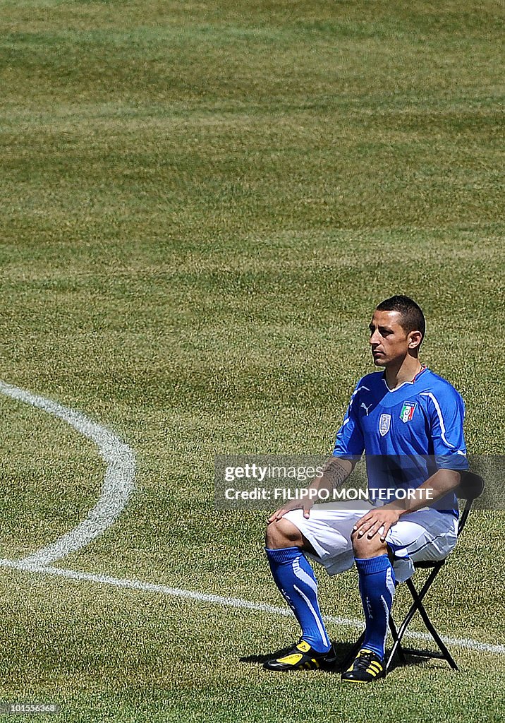 Italy's football team midfielder Angelo