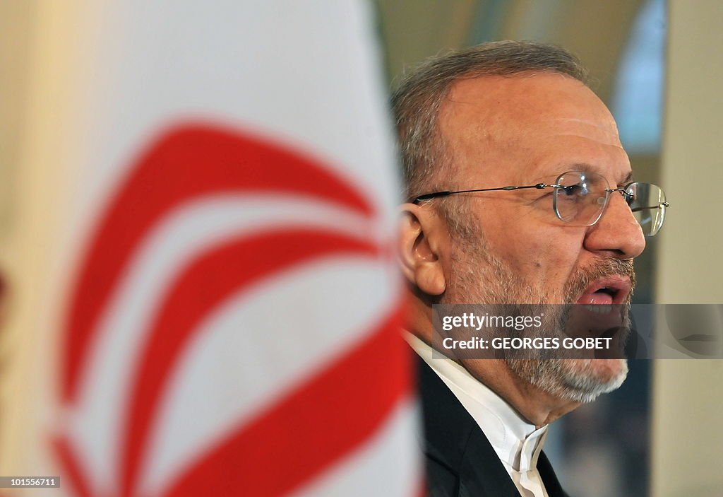 Iran's Foreign Minister Manouchehr Motta