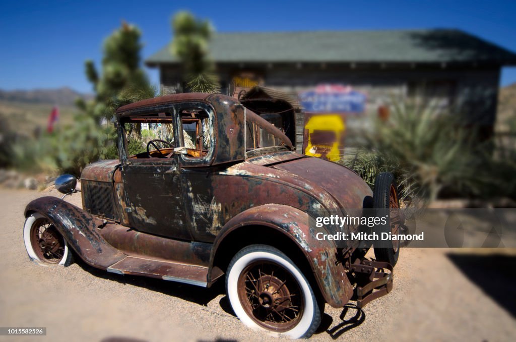Route 66 Rustic Car Stop