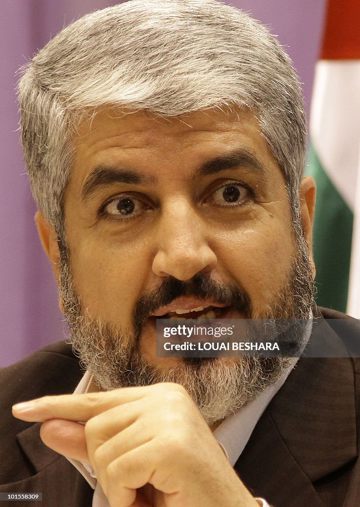 Exiled Hamas supremo Khaled Meshaal addr