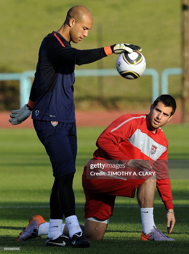 US football team goalkeeper Tim Howard (