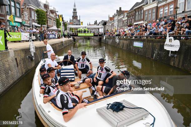 Edward Theuns of Belgium and Team Sunweb / Roy Curvers of Netherlands and Team Sunweb / Jai Hindley of Australia and Team Sunweb / Chris Hamilton of...